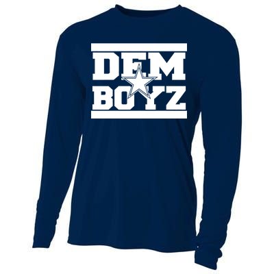 Dem Boyz Boys Dallas Texas Star Fan Pride Cooling Performance Long Sleeve Crew