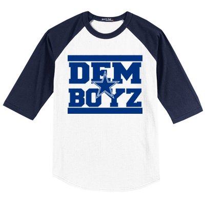 Dem Boyz Boys Dallas Texas Star Fan Pride Baseball Sleeve Shirt