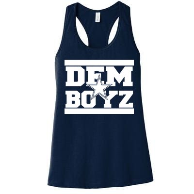 Dem Boyz Boys Dallas Texas Star Fan Pride Women's Racerback Tank