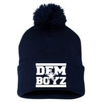 Dem Boyz Boys Dallas Texas Star Fan Pride Pom Pom 12in Knit Beanie