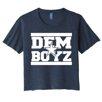 Dem Boyz Boys Dallas Texas Star Fan Pride Women's Crop Top Tee