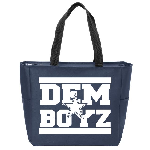 Dem Boyz Boys Dallas Texas Star Fan Pride Zip Tote Bag