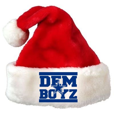 Dem Boyz Boys Dallas Texas Star Fan Pride Premium Christmas Santa Hat