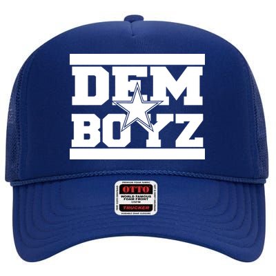 Dem Boyz Boys Dallas Texas Star Fan Pride High Crown Mesh Back Trucker Hat