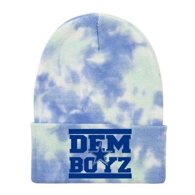 Dem Boyz Boys Dallas Texas Star Fan Pride Tie Dye 12in Knit Beanie