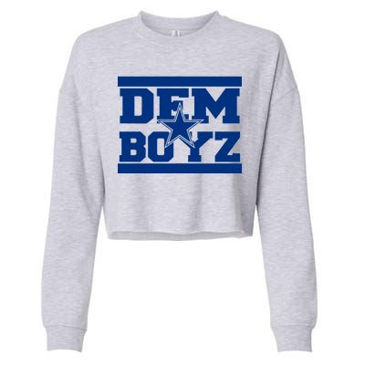 Dem Boyz Boys Dallas Texas Star Fan Pride Cropped Pullover Crew