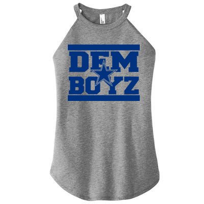 Dem Boyz Boys Dallas Texas Star Fan Pride Women’s Perfect Tri Rocker Tank