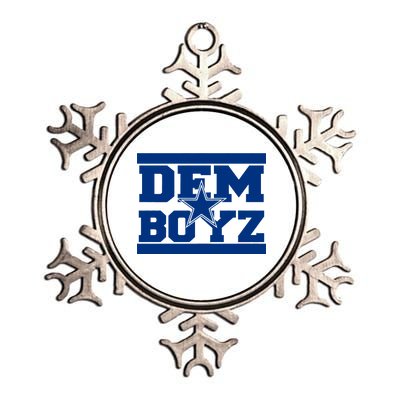 Dem Boyz Boys Dallas Texas Star Fan Pride Metallic Star Ornament