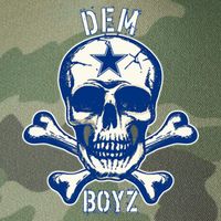 DEM BOYZ Dallas Skull Crossbones Star Texas Fan Pride Legacy Tie Dye Trucker Hat