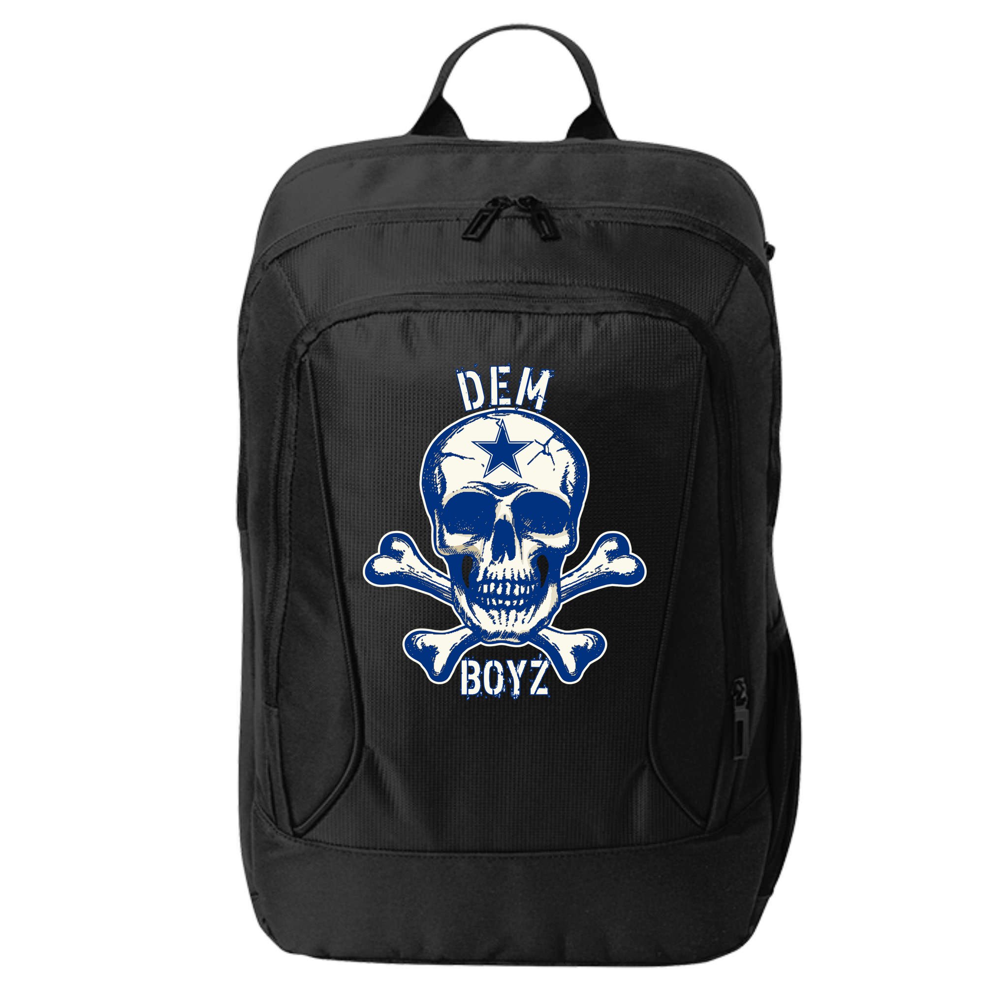 DEM BOYZ Dallas Skull Crossbones Star Texas Fan Pride City Backpack