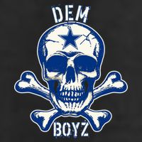 DEM BOYZ Dallas Skull Crossbones Star Texas Fan Pride Adult Drive Performance Visor
