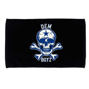 DEM BOYZ Dallas Skull Crossbones Star Texas Fan Pride Microfiber Hand Towel