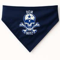 DEM BOYZ Dallas Skull Crossbones Star Texas Fan Pride USA-Made Doggie Bandana