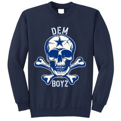 DEM BOYZ Dallas Skull Crossbones Star Texas Fan Pride Sweatshirt