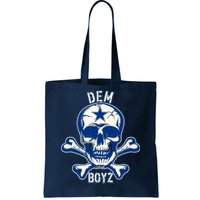 DEM BOYZ Dallas Skull Crossbones Star Texas Fan Pride Tote Bag