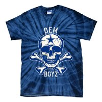 DEM BOYZ Dallas Skull Crossbones Star Texas Fan Pride Tie-Dye T-Shirt