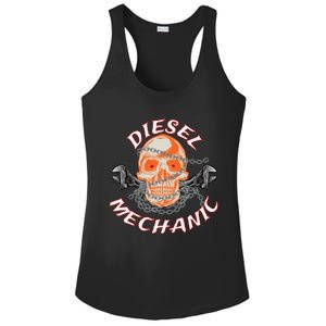 Diesel Engine Mechanic Gift Ladies PosiCharge Competitor Racerback Tank