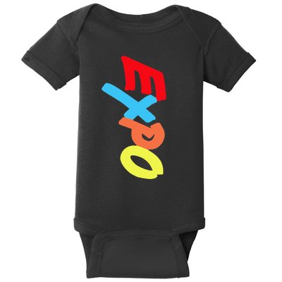 Dry Erase Marker Group Baby Bodysuit