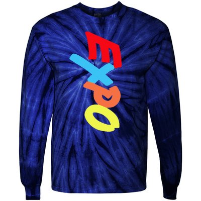 Dry Erase Marker Group Tie-Dye Long Sleeve Shirt