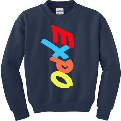 Dry Erase Marker Group Kids Sweatshirt