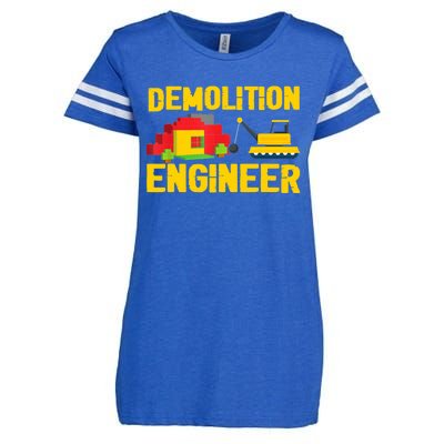 Demolition Engineer Master Builder Building Blocks Bricks Enza Ladies Jersey Football T-Shirt