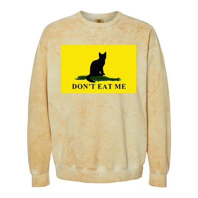 Dont Eat Me Anti Kamala Trump 2024 Colorblast Crewneck Sweatshirt