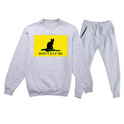 Dont Eat Me Anti Kamala Trump 2024 Premium Crewneck Sweatsuit Set