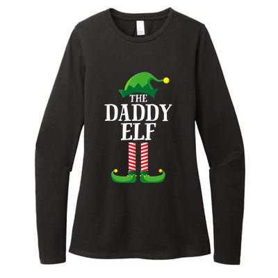 Daddy Elf Matching Family Group Christmas Party Womens CVC Long Sleeve Shirt