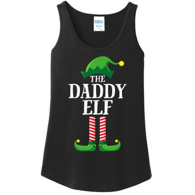 Daddy Elf Matching Family Group Christmas Party Ladies Essential Tank