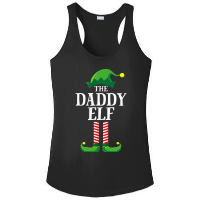 Daddy Elf Matching Family Group Christmas Party Ladies PosiCharge Competitor Racerback Tank