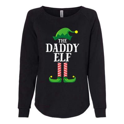 Daddy Elf Matching Family Group Christmas Party Womens California Wash Sweatshirt