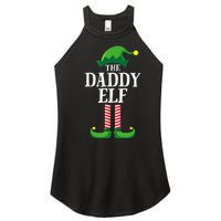 Daddy Elf Matching Family Group Christmas Party Women's Perfect Tri Rocker Tank