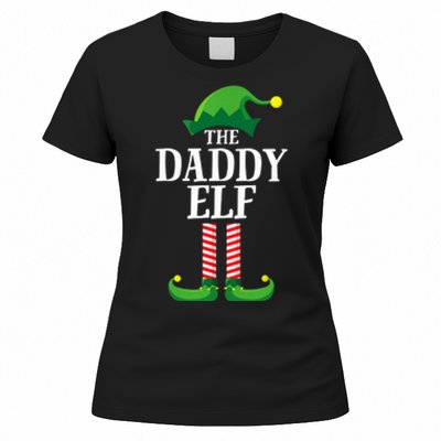 Daddy Elf Matching Family Group Christmas Party Women's T-Shirt