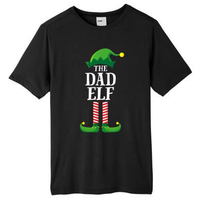 Dad Elf Matching Family Group Christmas Tall Fusion ChromaSoft Performance T-Shirt