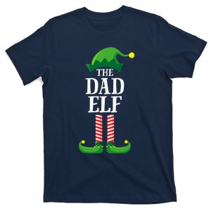 Dad Elf Matching Family Group Christmas T-Shirt