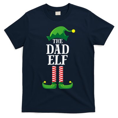 Dad Elf Matching Family Group Christmas T-Shirt