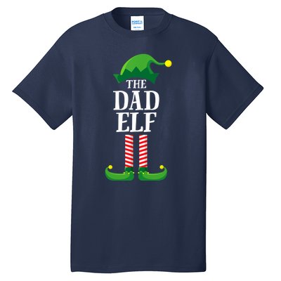 Dad Elf Matching Family Group Christmas Tall T-Shirt