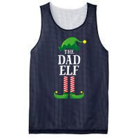 Dad Elf Matching Family Group Christmas Mesh Reversible Basketball Jersey Tank