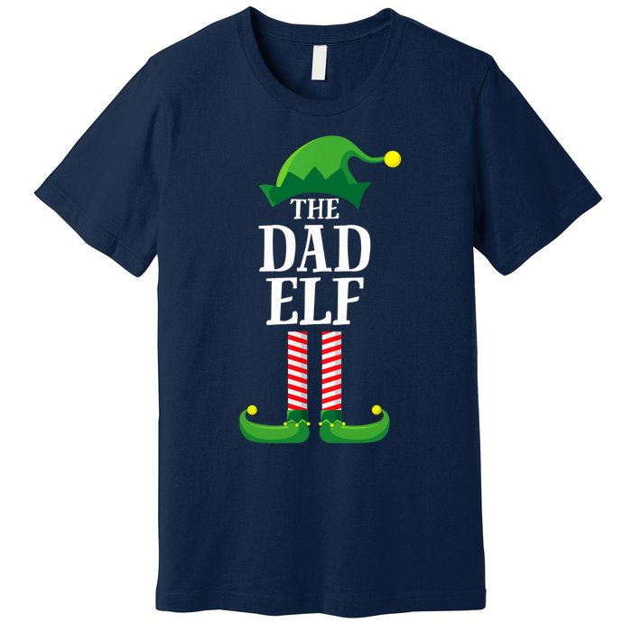 Dad Elf Matching Family Group Christmas Premium T-Shirt