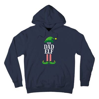 Dad Elf Matching Family Group Christmas Tall Hoodie