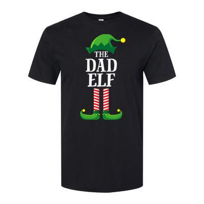 Dad Elf Matching Family Group Christmas Softstyle CVC T-Shirt