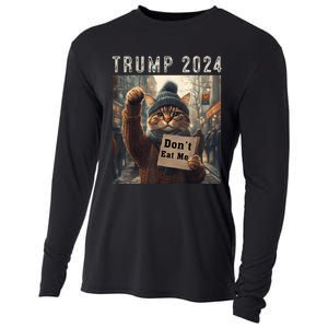 DonT Eat Me Cats For Trump 2024 Cooling Performance Long Sleeve Crew