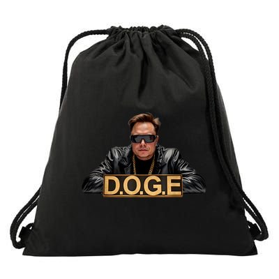 Doge Elon Musk Drawstring Bag
