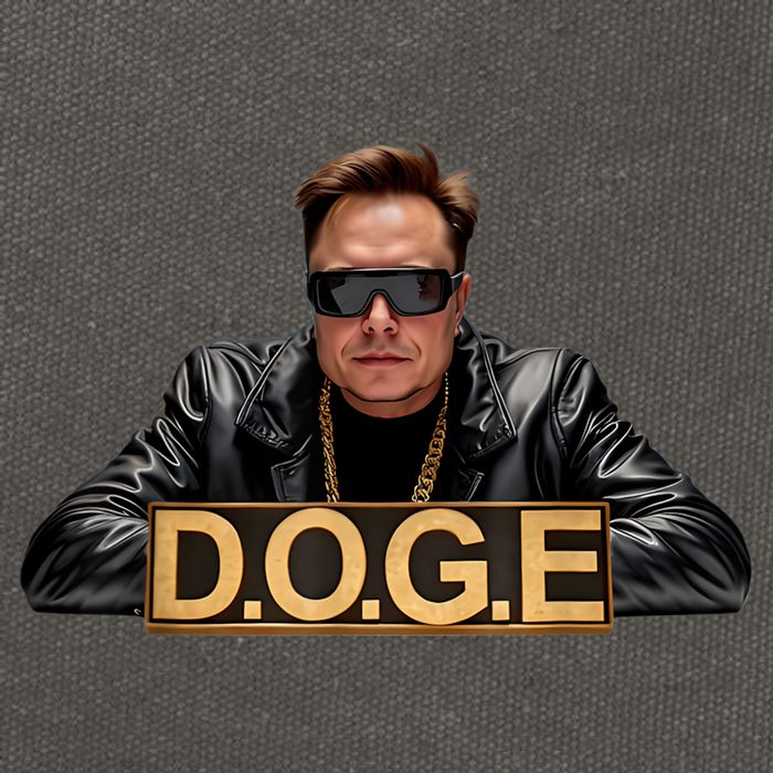 Doge Elon Musk Cotton Canvas Backpack