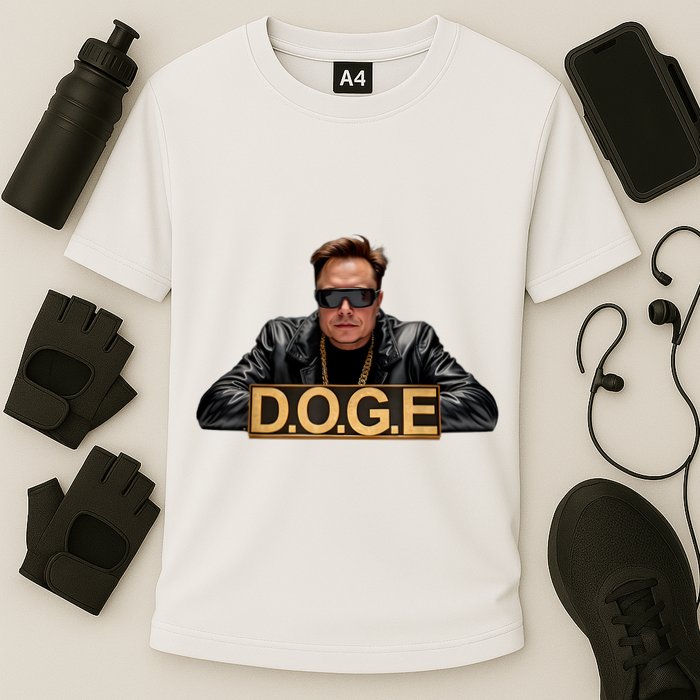 Doge Elon Musk Cooling Performance Crew T-Shirt