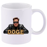 Doge Elon Musk 11oz C Handle Ceramic Mug