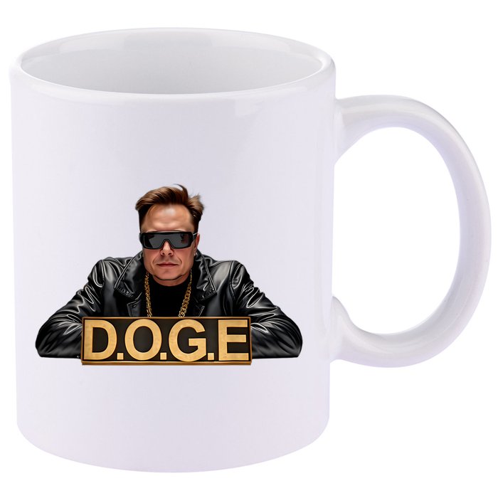 Doge Elon Musk 11oz C Handle Ceramic Mug