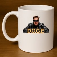 Doge Elon Musk 11oz C Handle Ceramic Mug