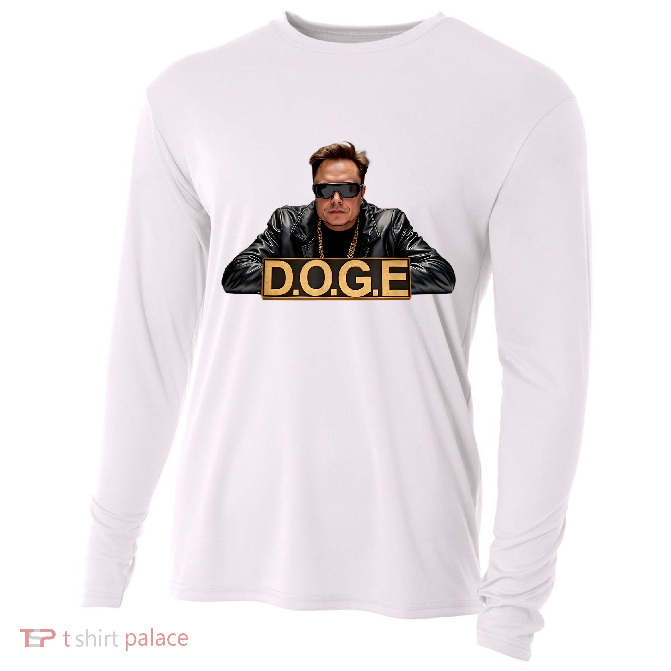Doge Elon Musk Cooling Performance Long Sleeve Crew