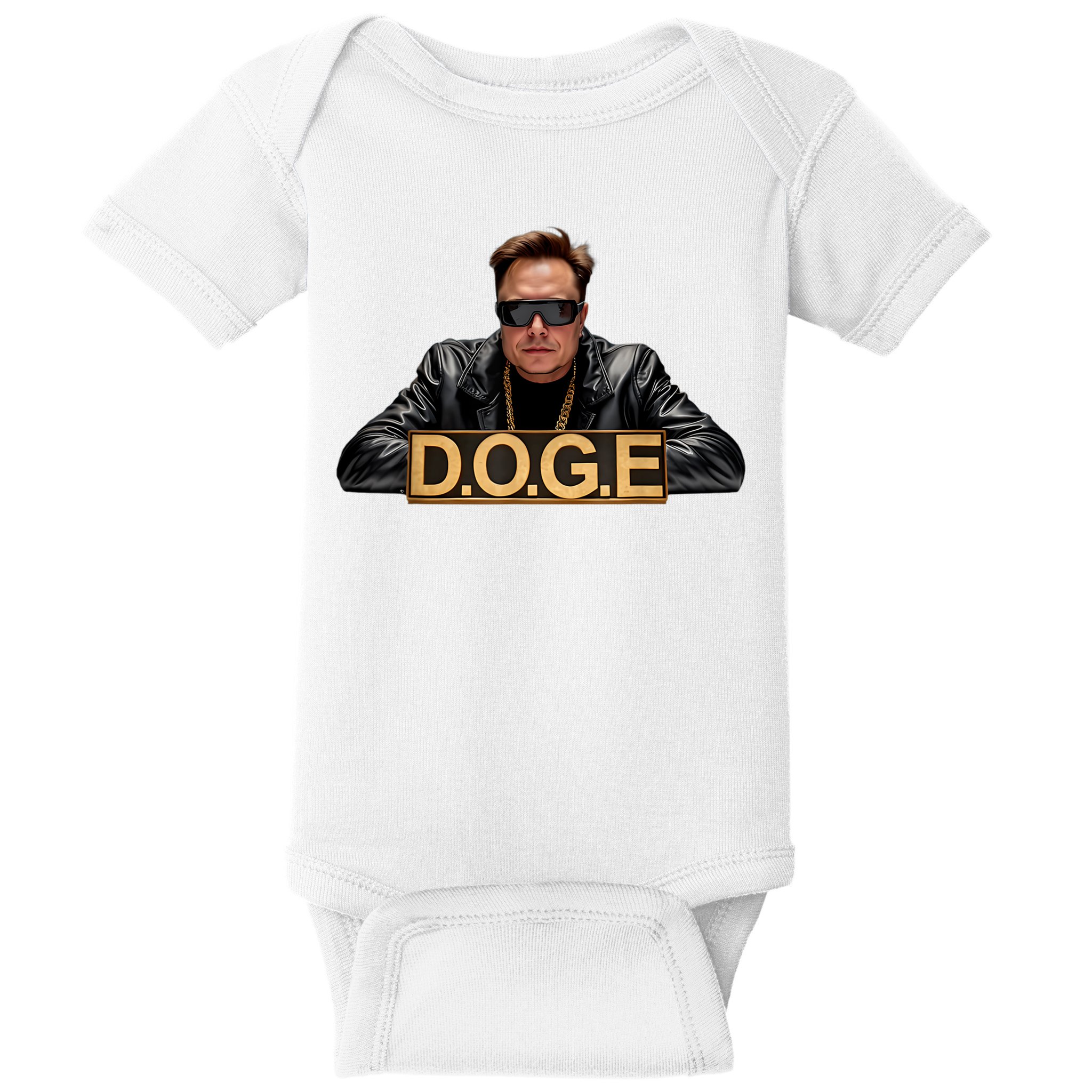 Doge Elon Musk Baby Bodysuit